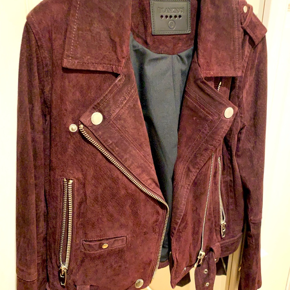 Suede Moto Jacket- BlankNYC